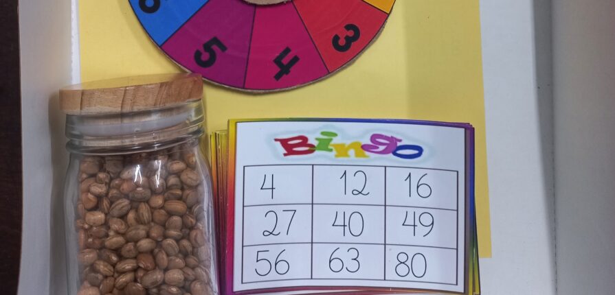 Bingo matemático para 3 ano